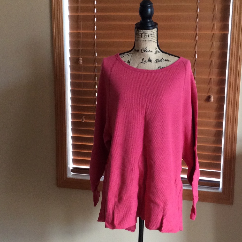 NWT Free People Amelia Waffle Knit Thermal Tunic - Picture 3 of 5